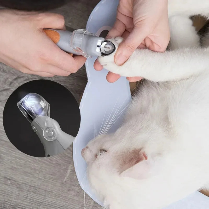 Led Pet Nail Clipper With Amplification For Dog And Cat