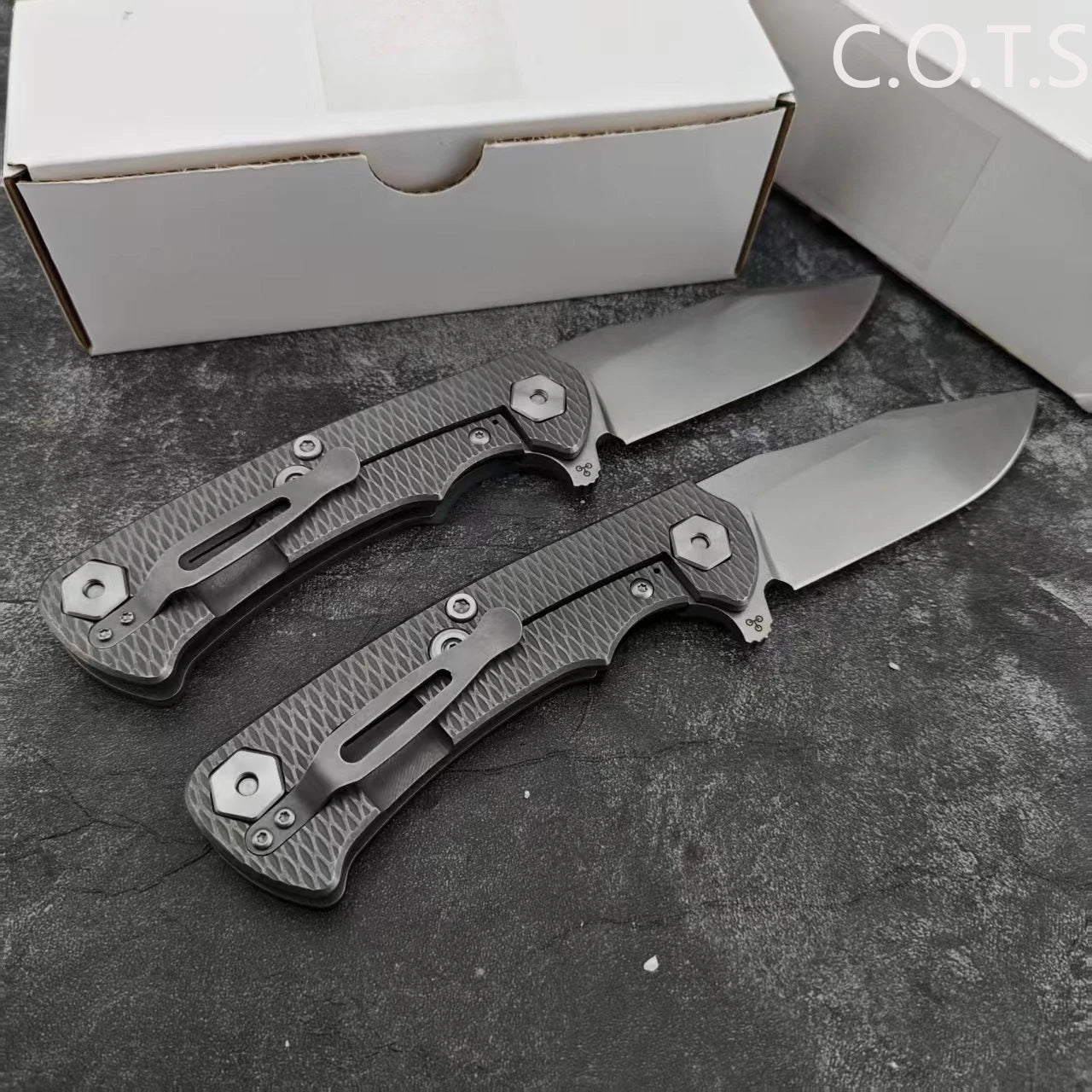 Rick Hinderer XM18 D2 Steel G10 Folding Flipper Pocket Knife