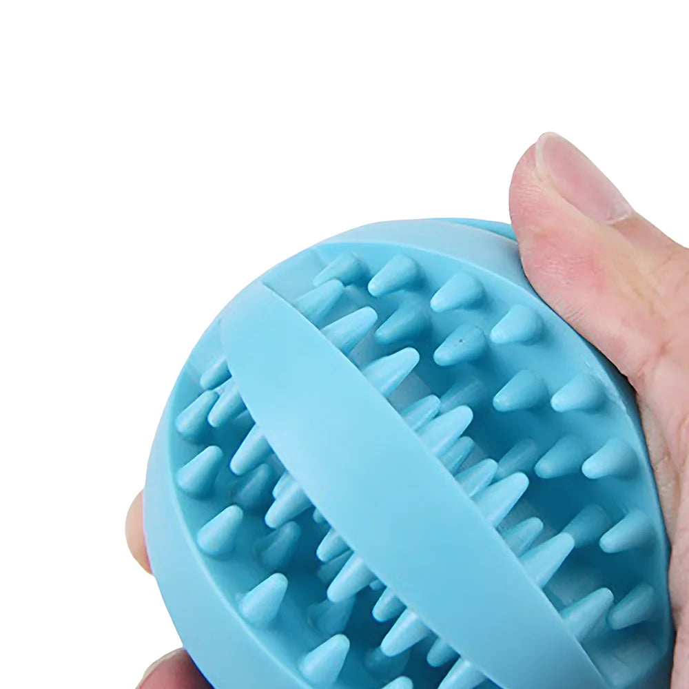 Interactive Rubber Dog Ball Toy For Teething And Training