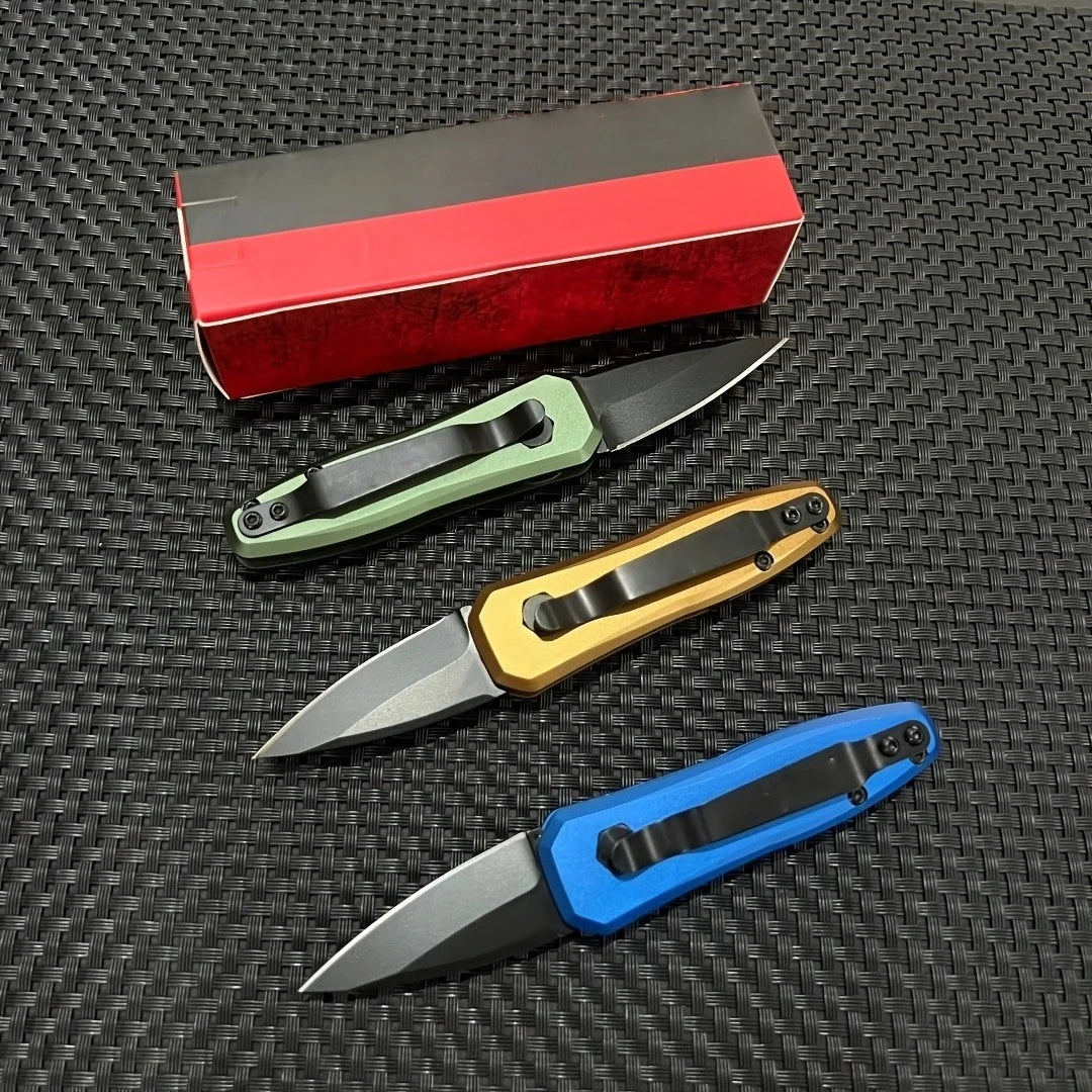 DIY Quick Open Folding Pocket Knife With Aluminum Handle
