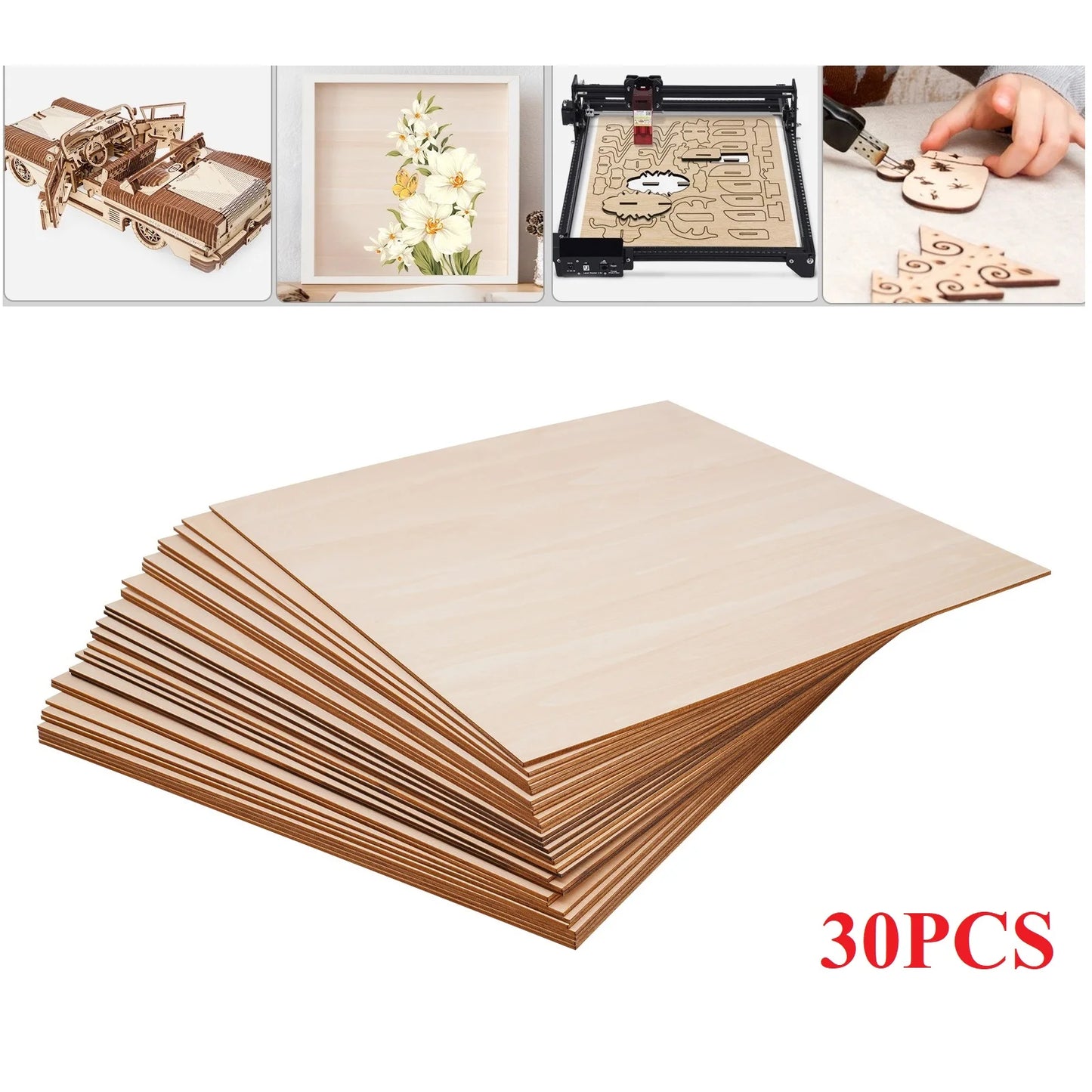 Premium Basswood Sheets For Laser Cutting And Engraving Projects