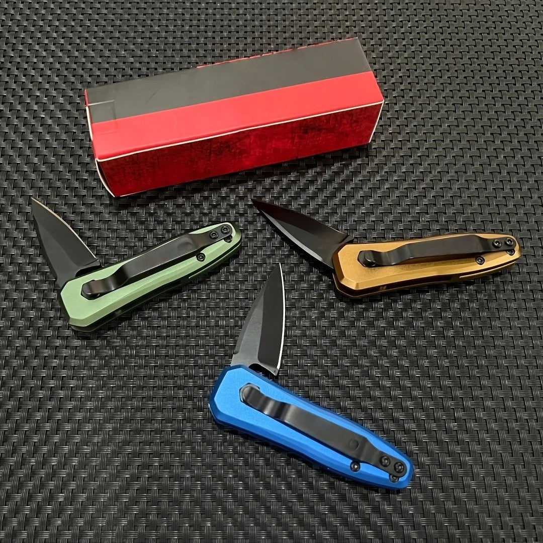 DIY Quick Open Folding Pocket Knife With Aluminum Handle