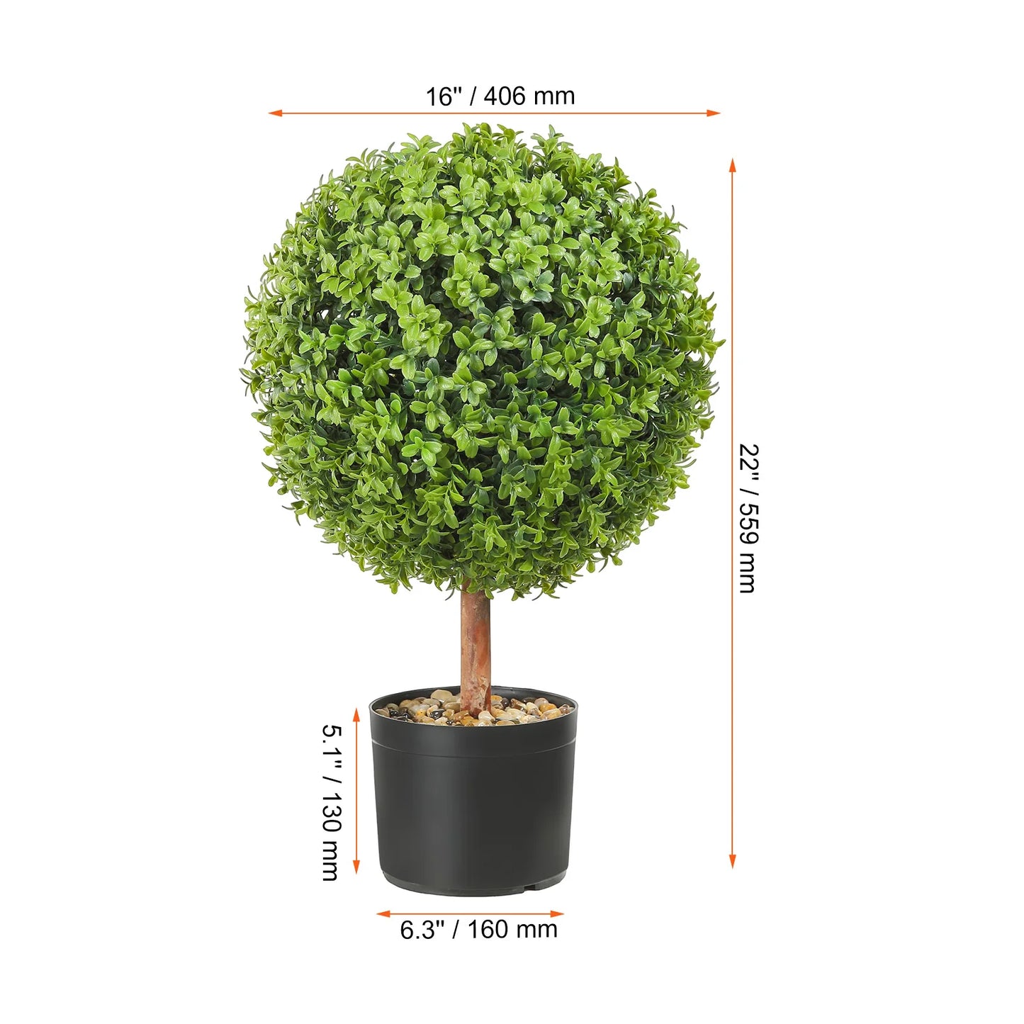 Artificial Boxwood Spiral Topiary Plant For Outdoor Garden Decoration