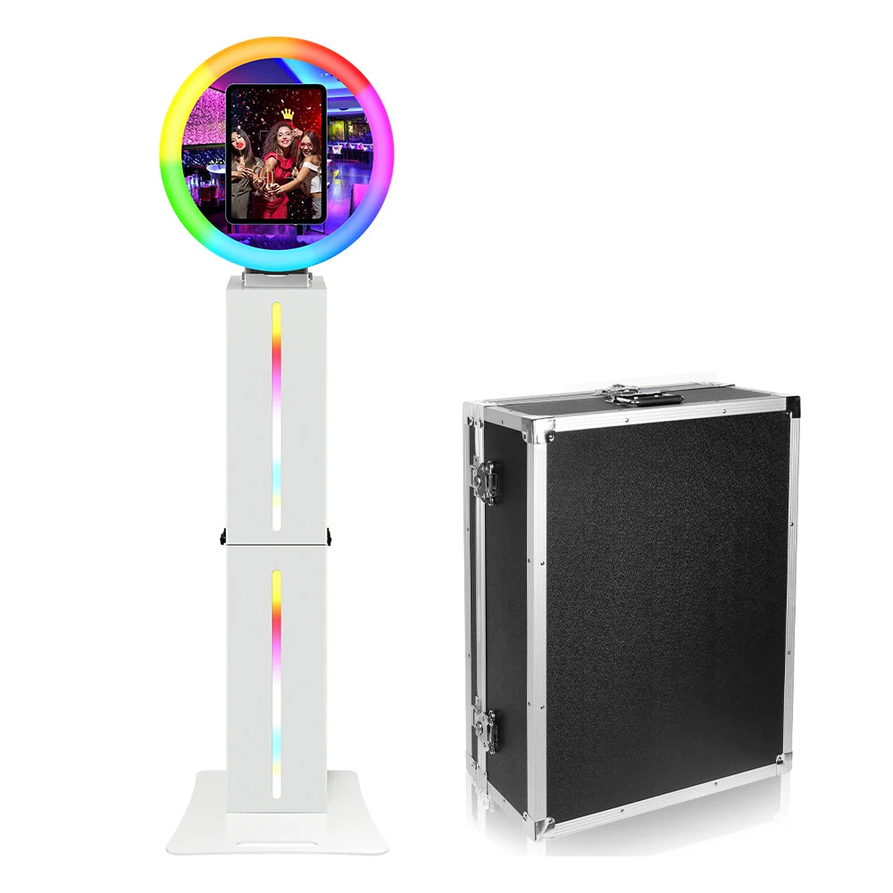 Portable Led Light Photo Booth Stand Kit For iPad Weddings Parties